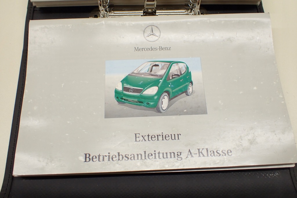 Чехол чехол книга сервисная mercedes a klasa w168 97-04r 1708990161 Оригинал