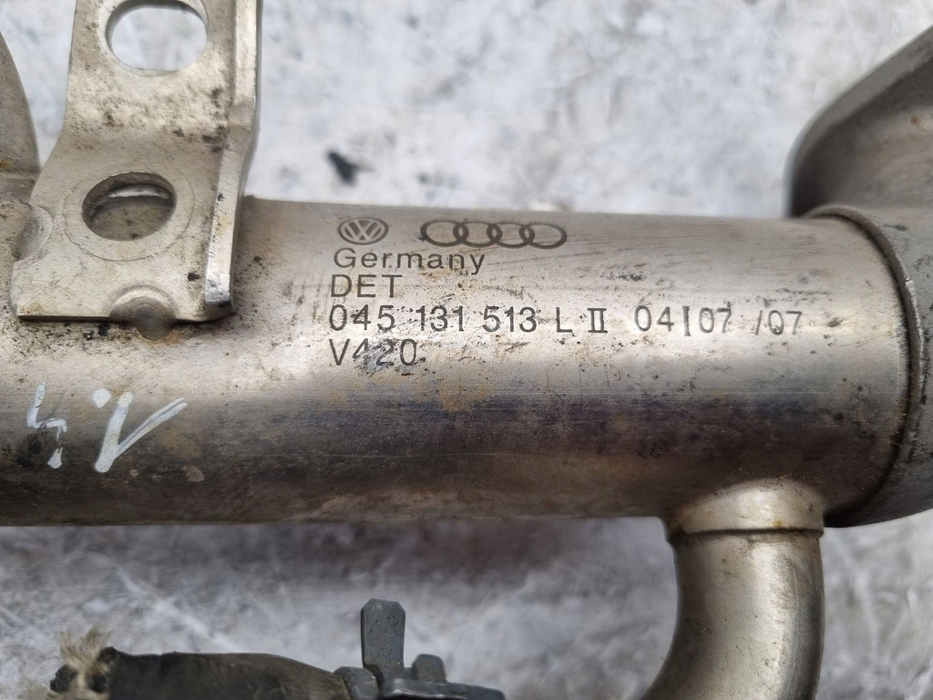 фото №5, Радиатор выхлопных газов 045131513l vw polo iv fox fabia i ibiza iii 1.4 tdi