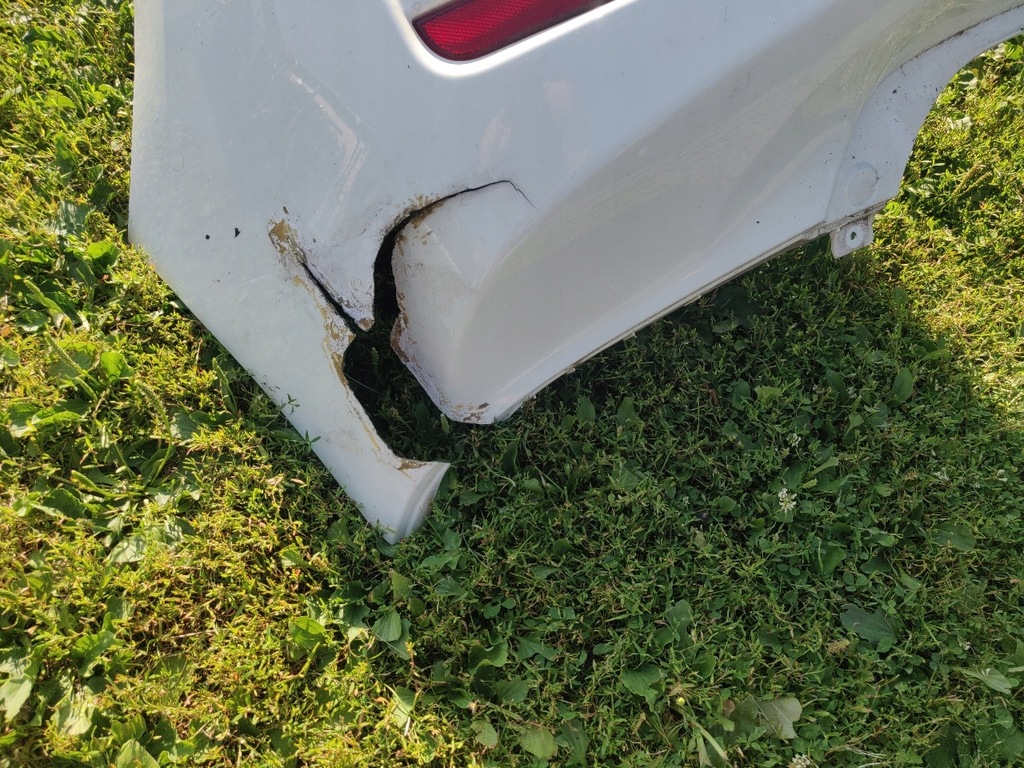 фото №8, Бампер задний задняя w19 белый mitsubishi space star ii lift 2016-20