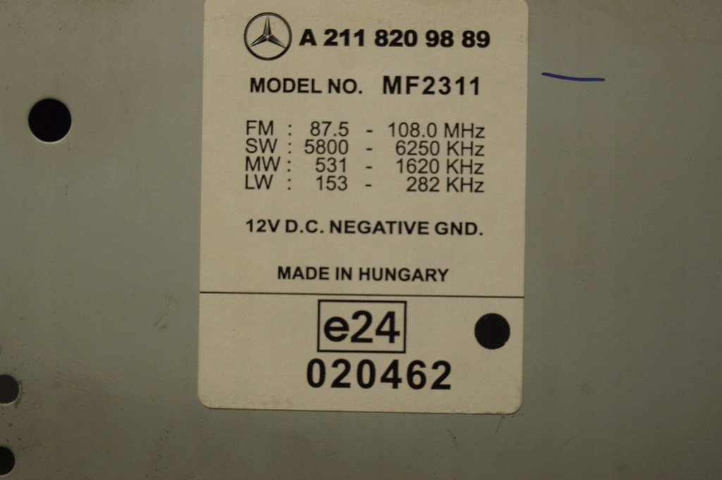 фото №13, Радио cd mercedes e w211 a2118209889