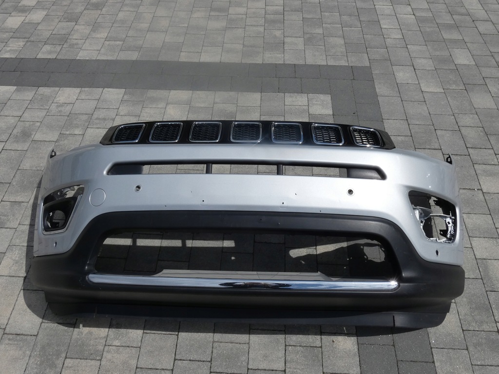 фото №1, Бампер, решётка радиатора, решётка, хром jeep compass