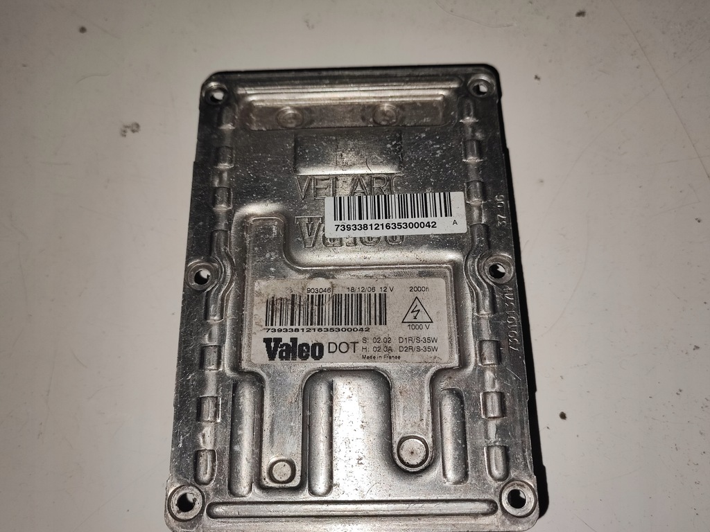 фото №1, Преобразователь ксенон модуль света valeo 12 pin 73160057l