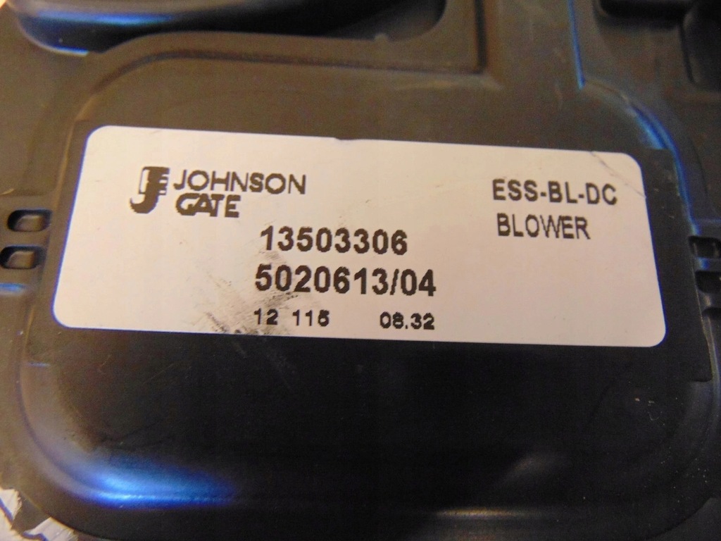 фото №8, Повітродувка вентилятор opel ampera 13503306