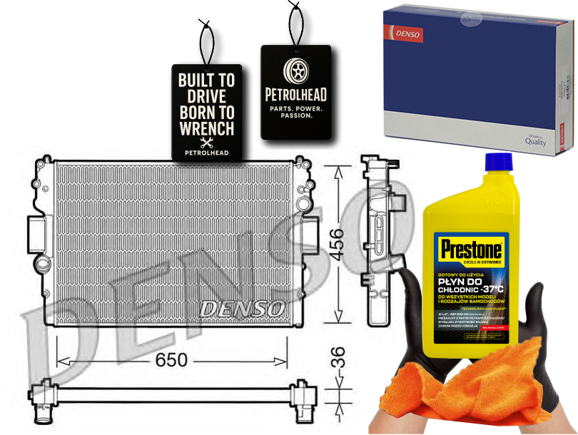 фото №1, Радиатор двигателя iveco daily iii daily iv 2.3d/2. #petrolhead pro+ kit5