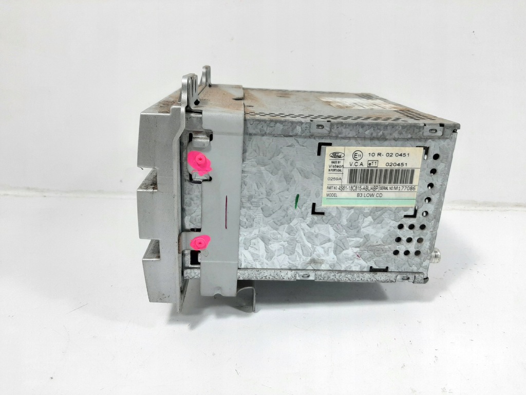 фото №4, Ford fusion 1.4 16v 03r радио cd 4s6118c815