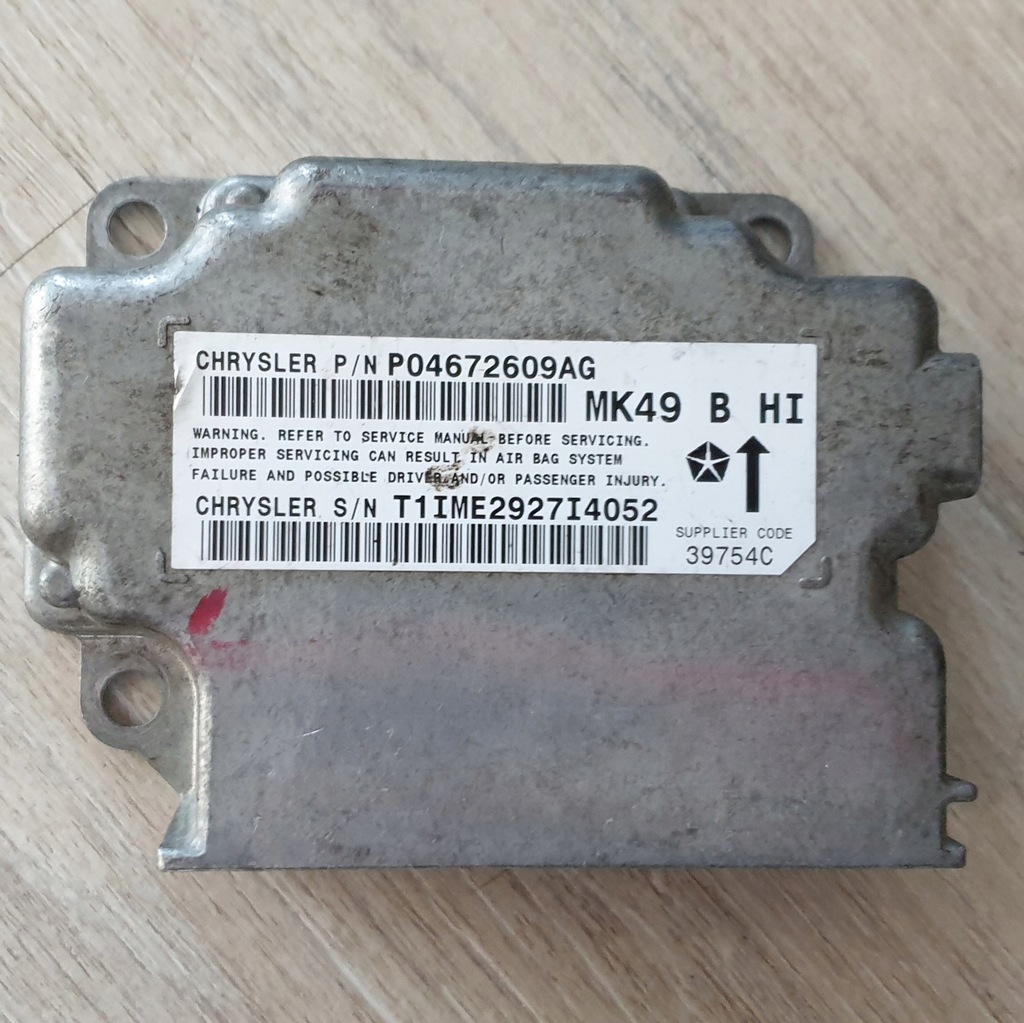 фото №1, Модуль датчик подушка безопасности jeep compass p04672609ag