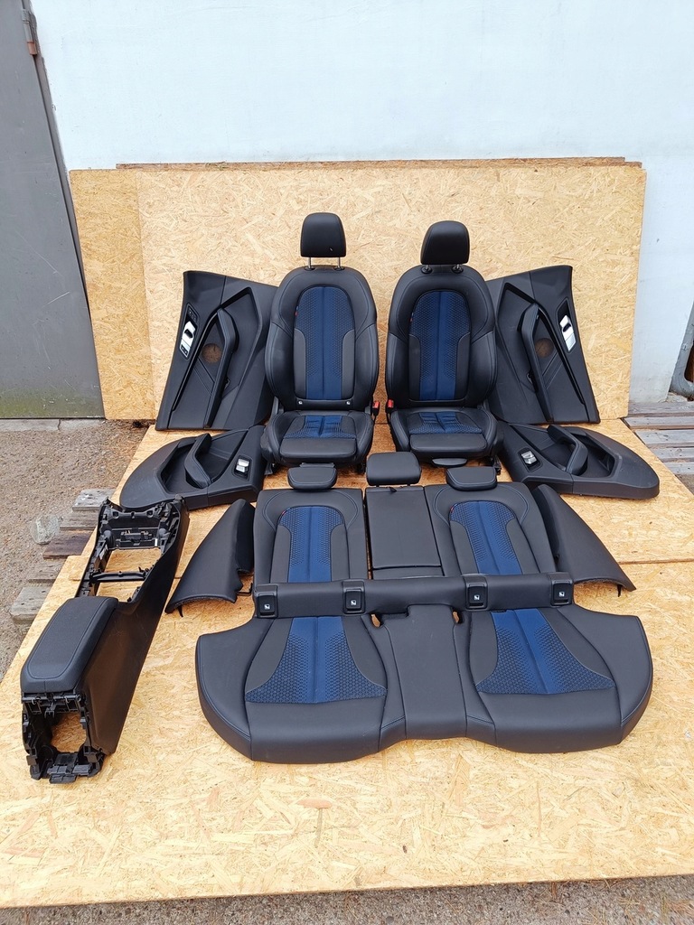 фото №10, Bmw 2 f44 kompletny середина салон сидіння m-pakiet оббивка idealny