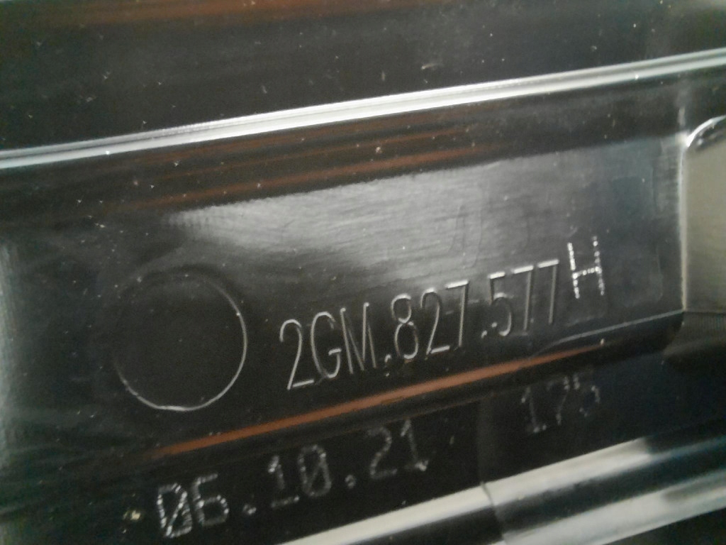 фото №12, D395 - накладка крышка багажника багажник vw t-cross 2gm 18- oem