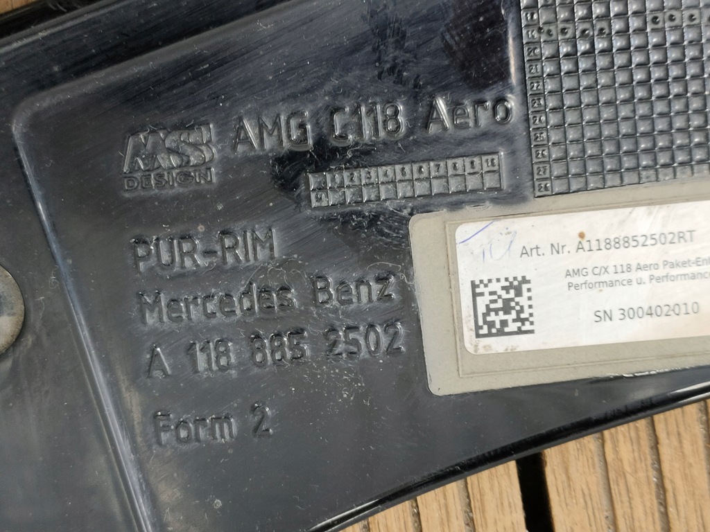 фото №10, Mercedes cla cla45 cla35 x118 c118 aero performance amg молдинг спойлер задняя