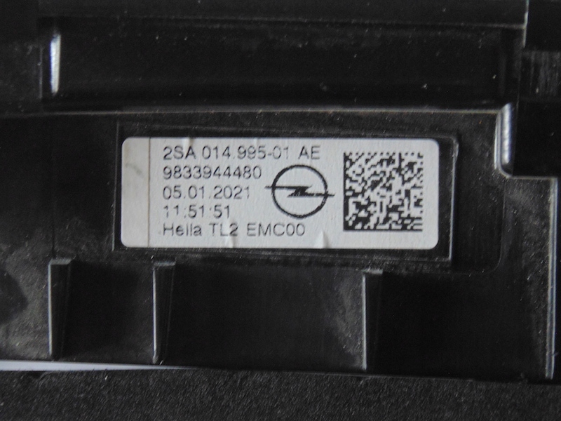 фото №12, Лампы лампа задняя led opel mokka 2020 mokka b 2021