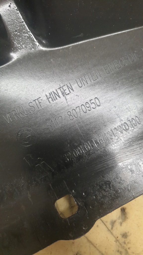 Купить Bmw 1 f40 m-pakiet спойлер накладка бампера задняя 8070950