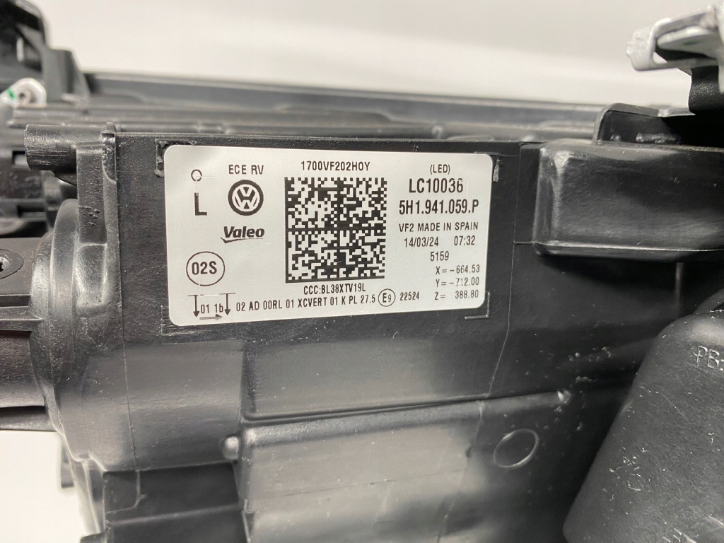 фото №14, Лампа левая передняя перед full led iq vw golf 8 5h viii 2020-