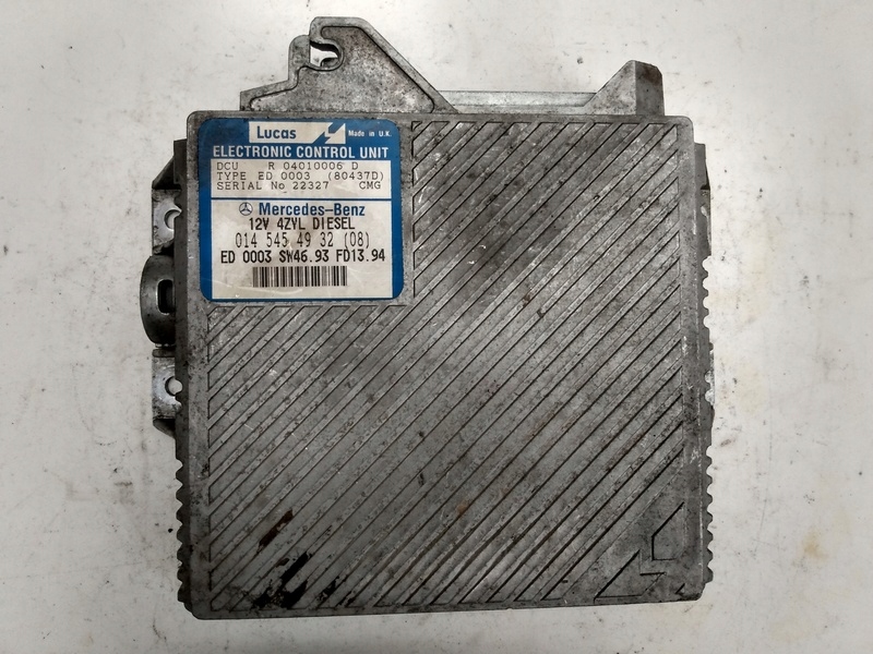 фото №1, Блок управления двигателя 0145454932 mercedes w202 2,2d