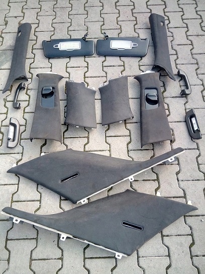 фото №3, Mercedes ml w166 потолок стойки ручки люк комплект