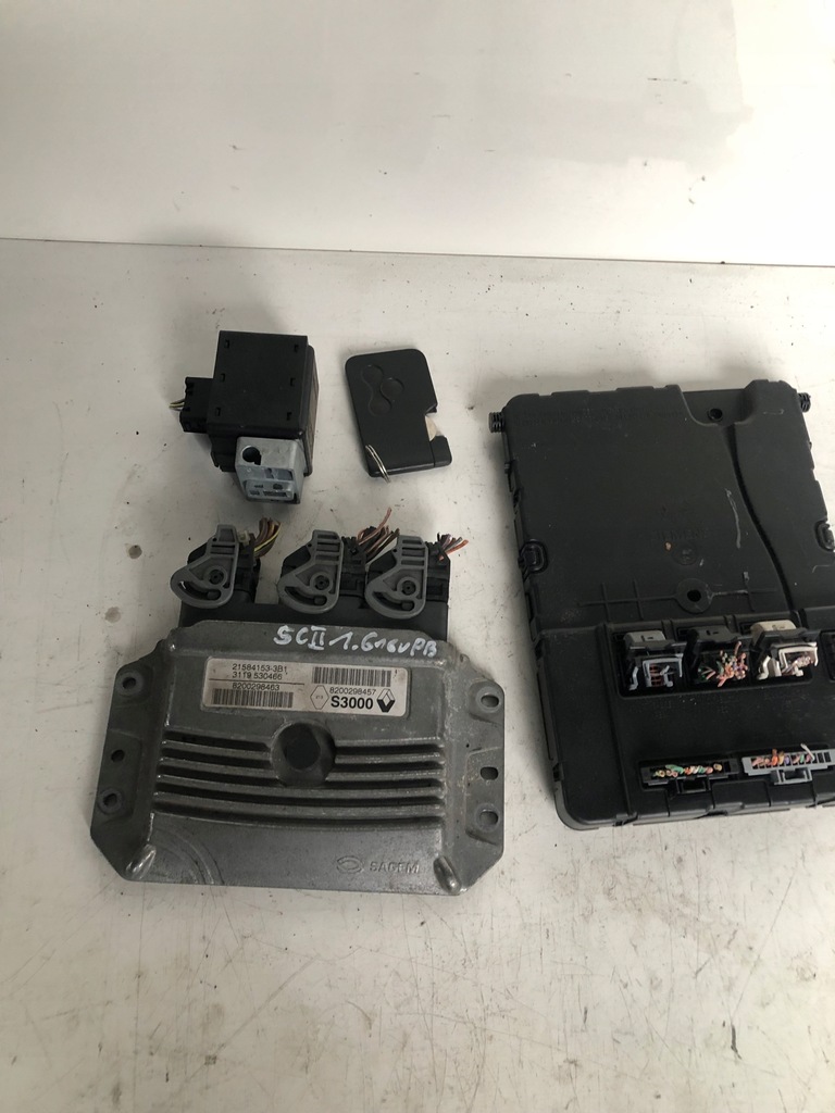 фото №1, Блок керування набір стартовий renault scenic ii 1.6 16v 8200298457
