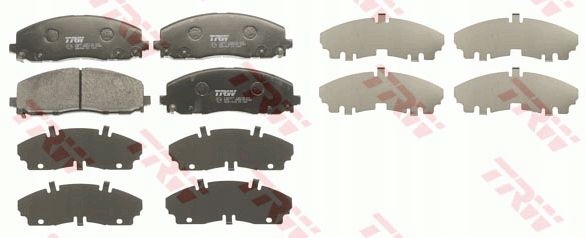 фото №4, Trw гальмівні колодки гальмівні перед fiat freemont vw routan