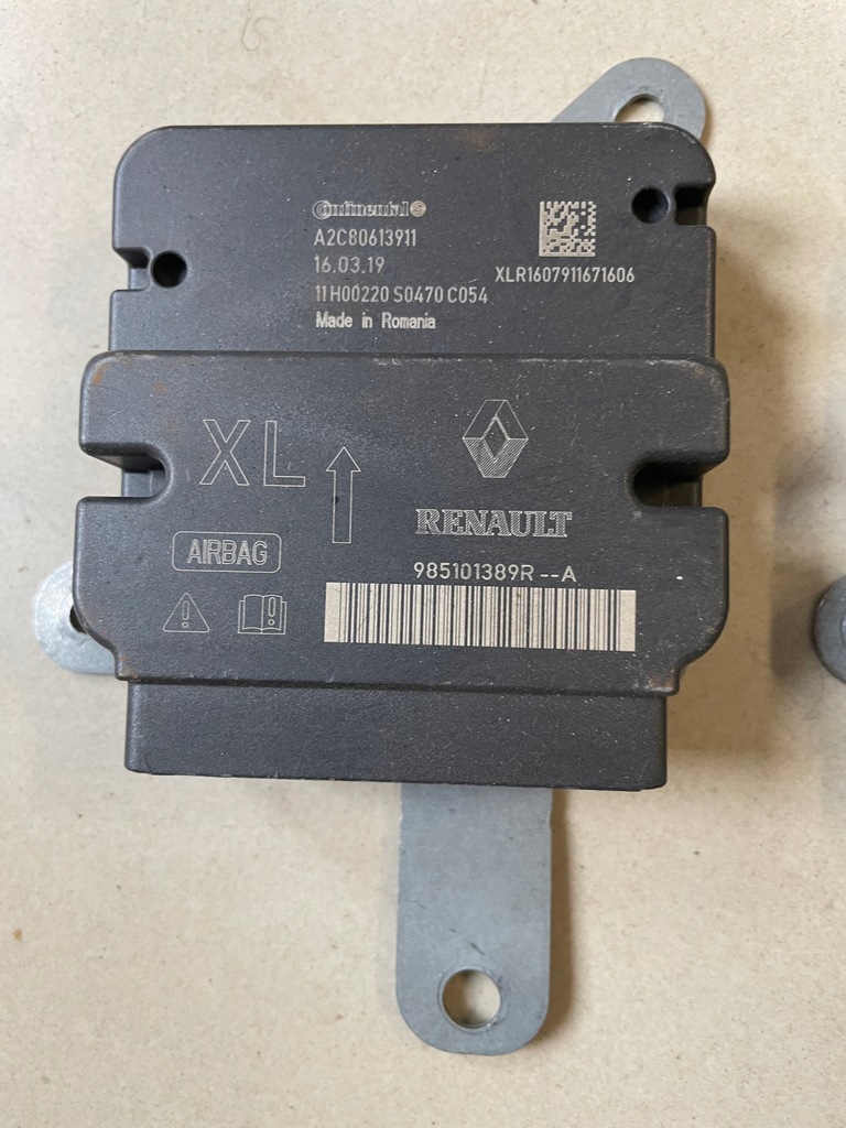 фото №1, Датчик подушка безопасности clio iv 985101389r