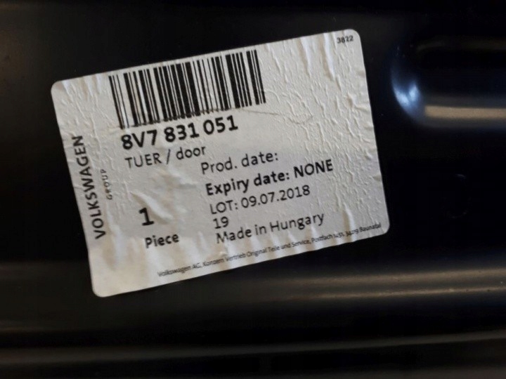 фото №7, Audi a3 2013 8v7 двері ліва