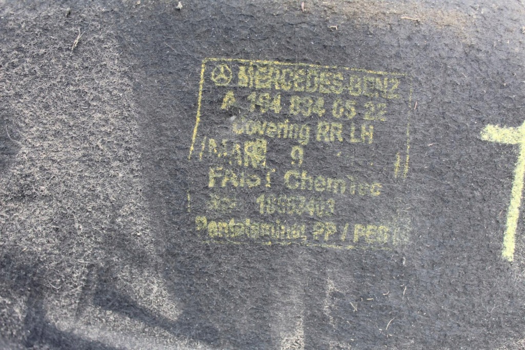 Підкрилок задній лівий задні ліва оригінальний номер mercedes w164 ml a1648840522 Недорого