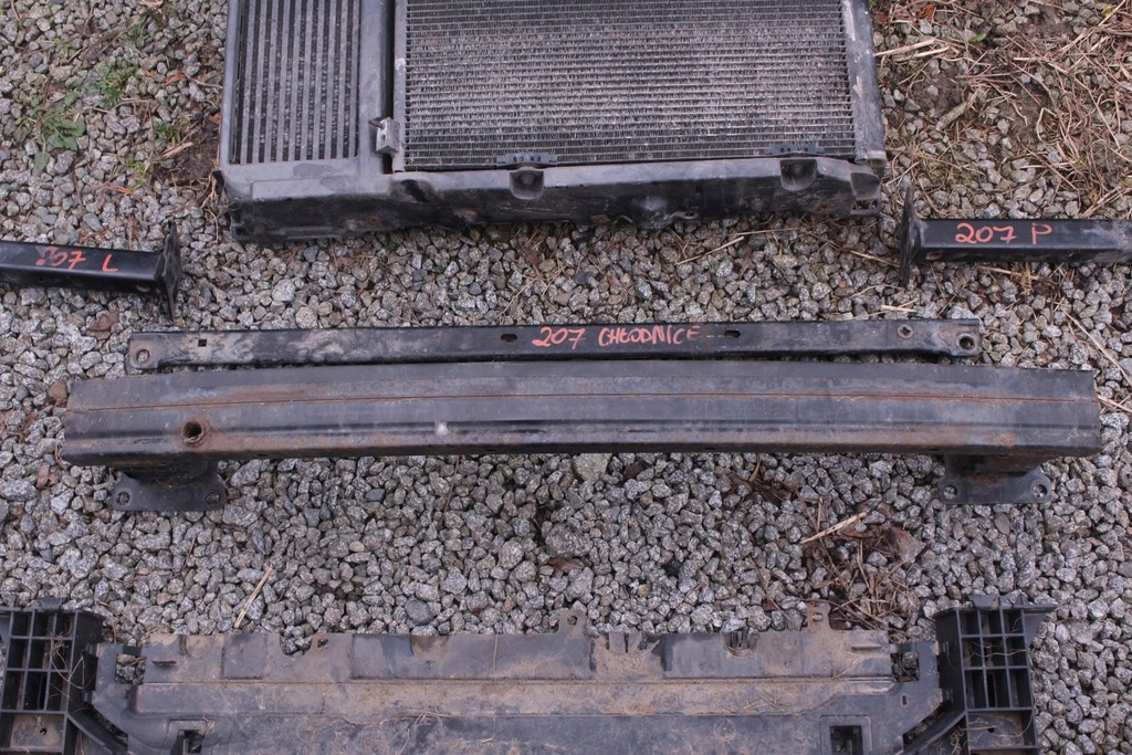 фото №9, Перед kompletny капот бампер крыло peugeot 207