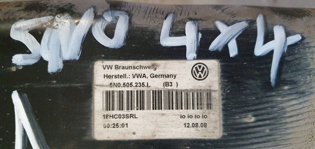 фото №12, Vw tiguan i 5n0505235l 4x4 подвеска задняя