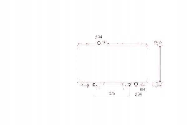фото №2, Nrf 53586 радиатор, система охлаждение двигателя