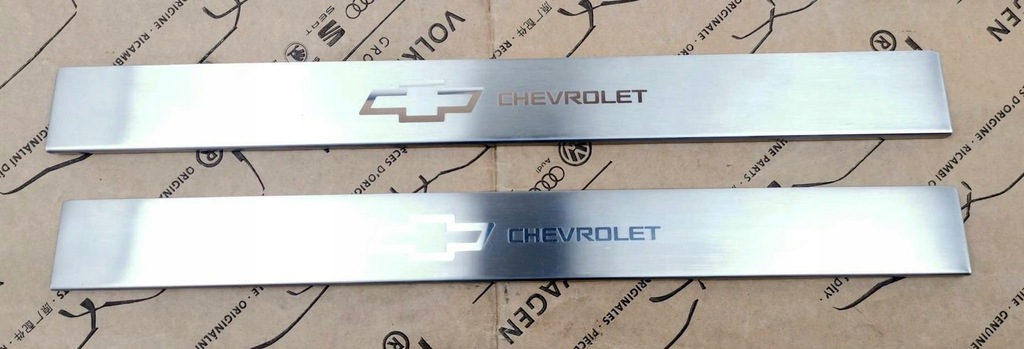 фото №1, Накладки пороговые перед комплект chevrolet spark x0460025 nowe org