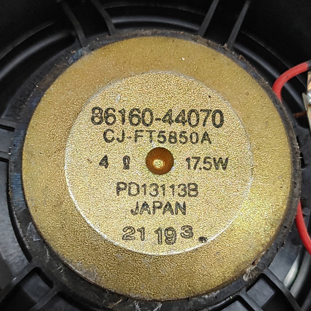 фото №6, Toyota hiace h50, h60, h70 2001 левая сторона динамик дверь передних