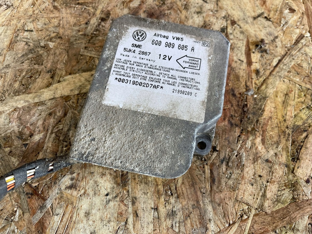 фото №5, Volkswagen golf iv 2000 блок керування / модуль подушка безпеки