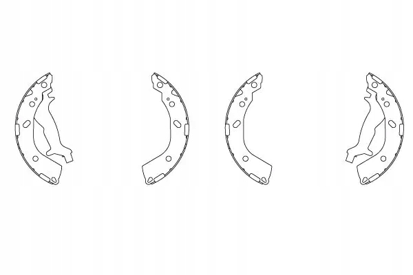 фото №1, Тормозные колодки тормозные задняя gs8737 trw hyundai getz