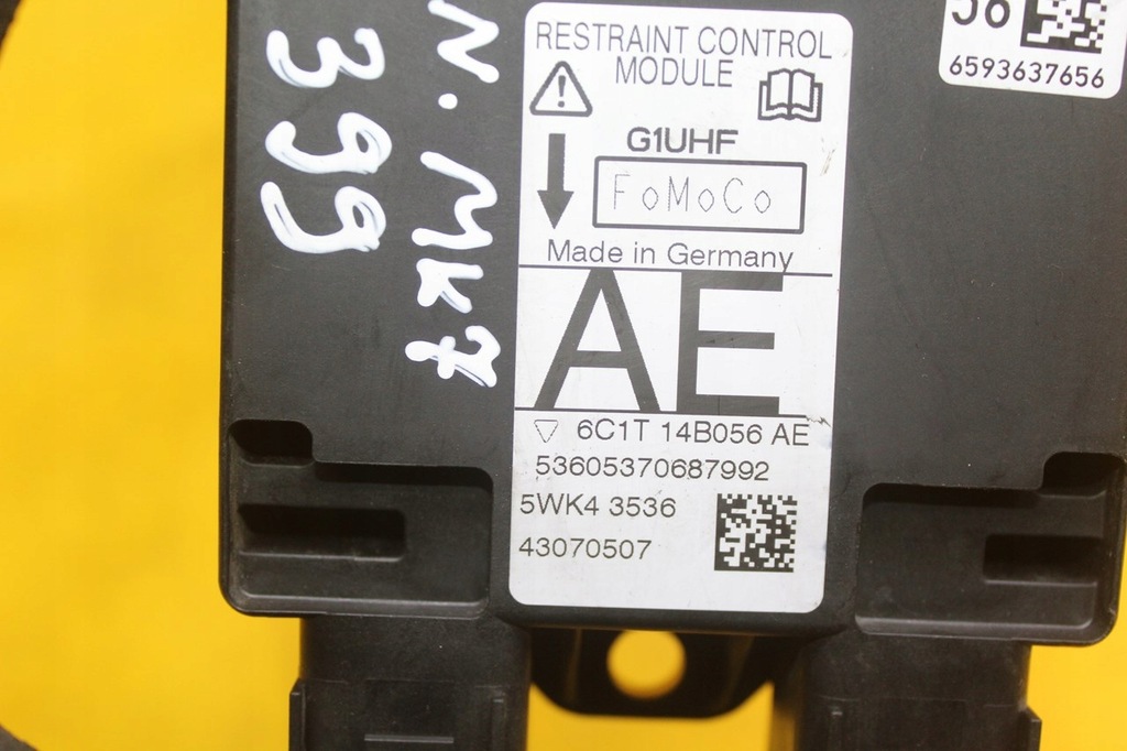 фото №5, Модуль подушок подушка безпеки ford transit mk 7 6c1t-14b056-ae