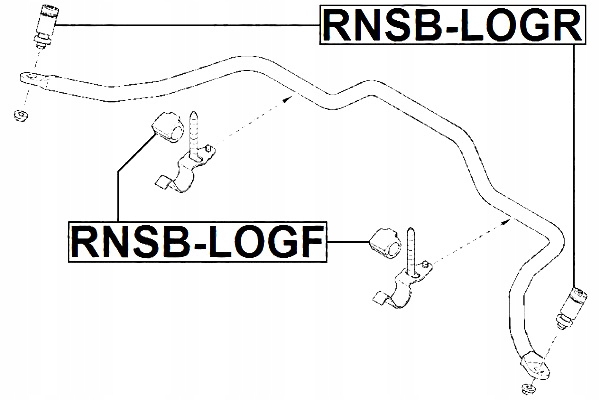 фото №3, Втулка стабилизатора передний renault logan 2005-2013 febest