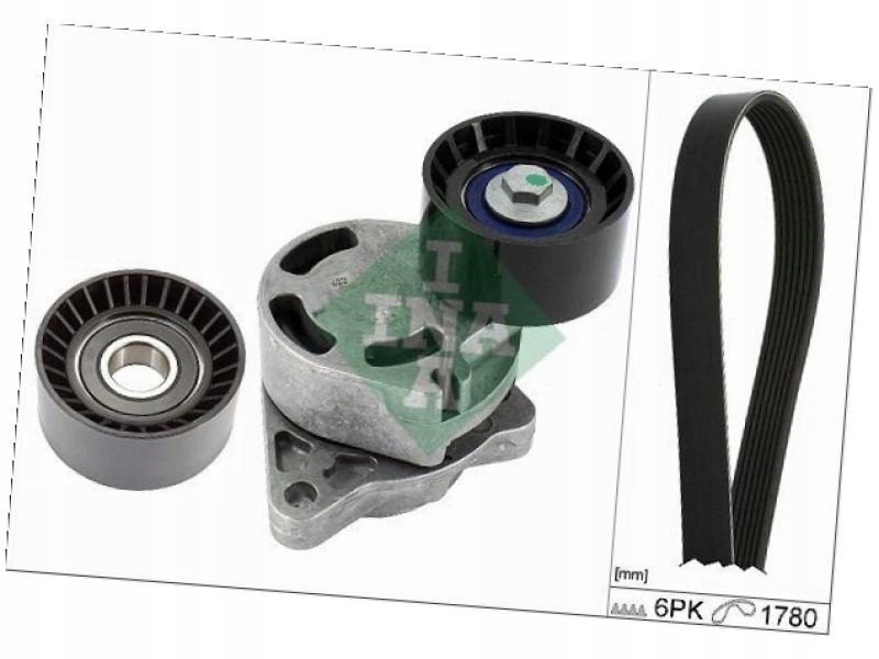 фото №2, Набір ремінь клиновий renault laguna ii 2.2 avantime 2.2 vel satis 2.2