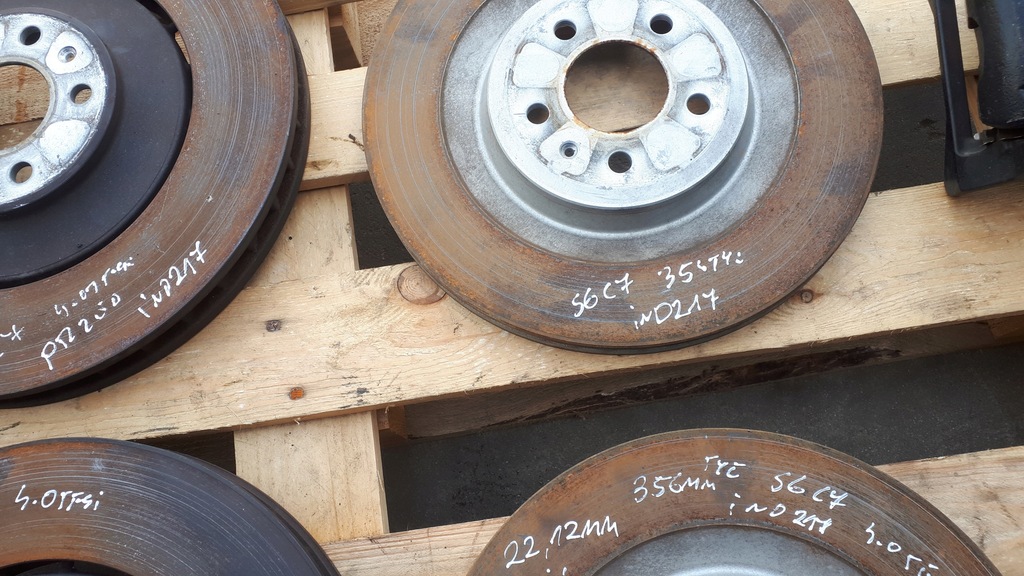 фото №10, S6 c7 4g a6 суппорты тормозные диски перед задняя 400mm 356mm комплект перед a7 s7