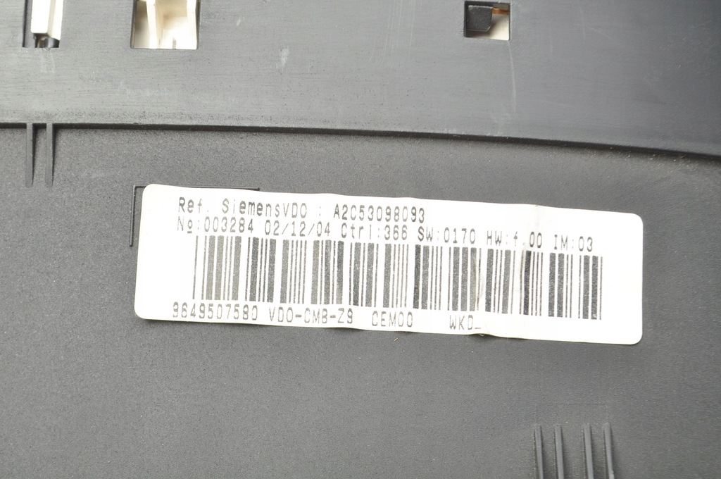 фото №10, Peugeot 607 2.2 lift счетчик приборы 9649507580 europa