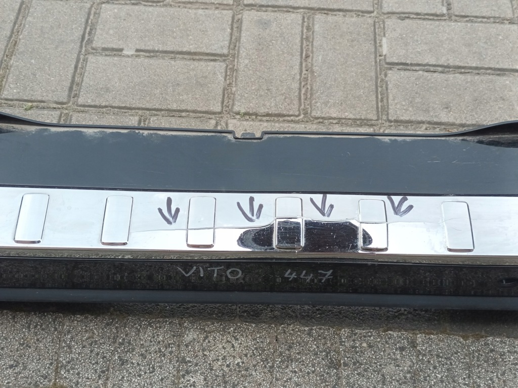 фото №7, Бампер задний mercedes v-klasa w447 vito amg задняя