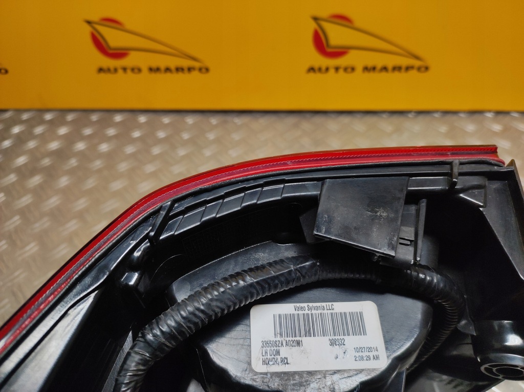 фото №8, Honda pilot 2009-2015 лампа задня ліва usa