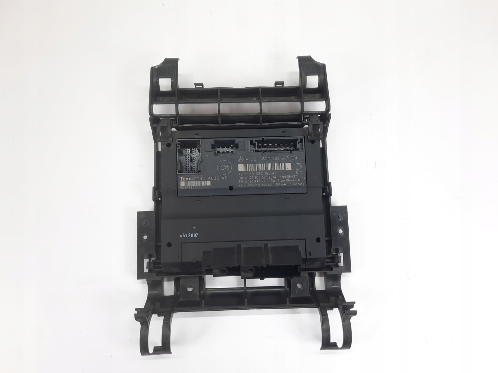 фото №1, Модуль сидіння правий перед mercedes w221 a2218705087