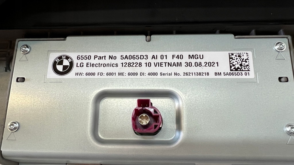 фото №7, Bmw 1 f40 дисплей экран монитор навигации 5a065d3