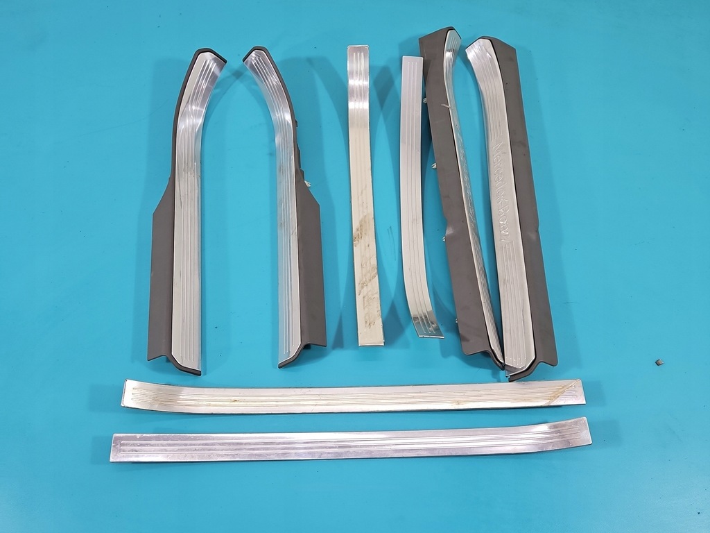 фото №1, Молдинг накладки порогові long mercedes w221 eu