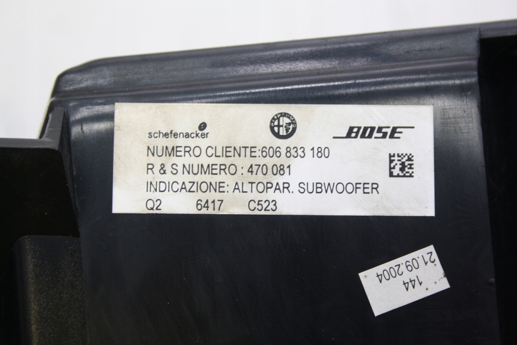 фото №15, Набор nagłośnieniowy динамик bose 165mm комплект alfa romeo gt 606833250