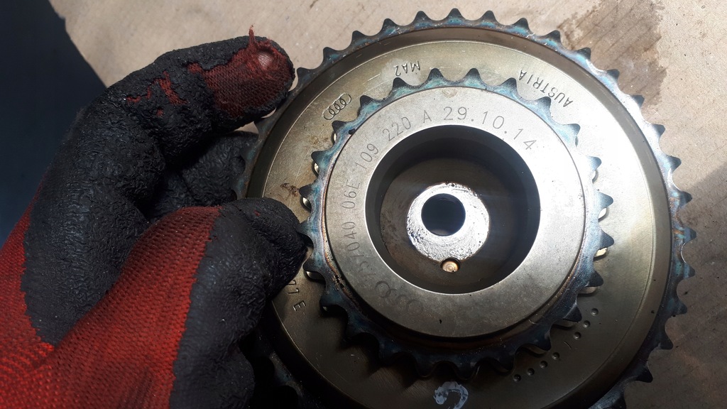 фото №9, A6 c7 4g a7 колесо розподільного валу 3.0 tfsi s4 b8 sq5 s5