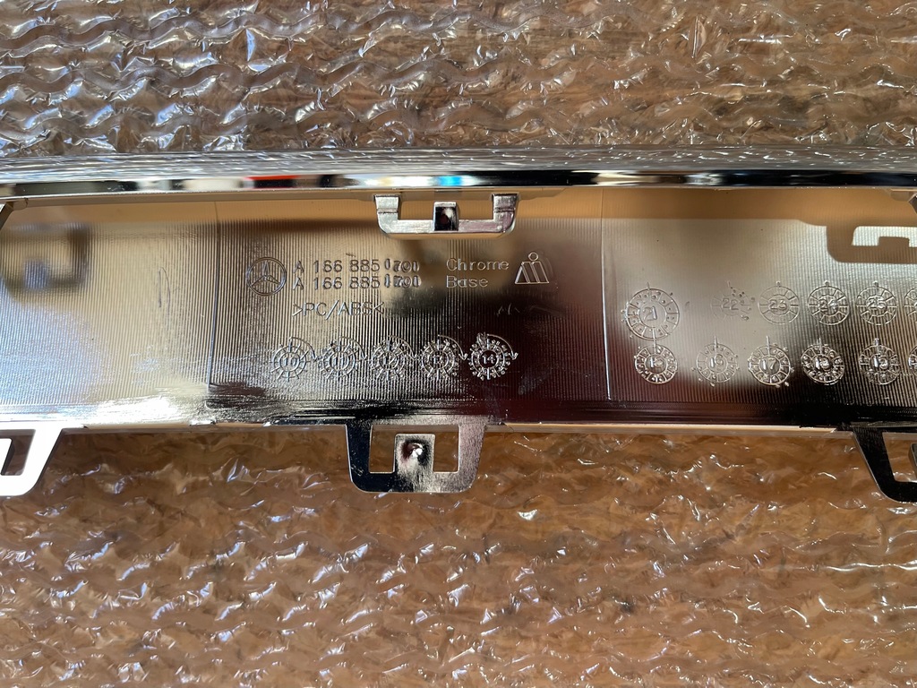 фото №11, Mercedes-benz w166 декоративна молдинг бампера заднього a1668851701