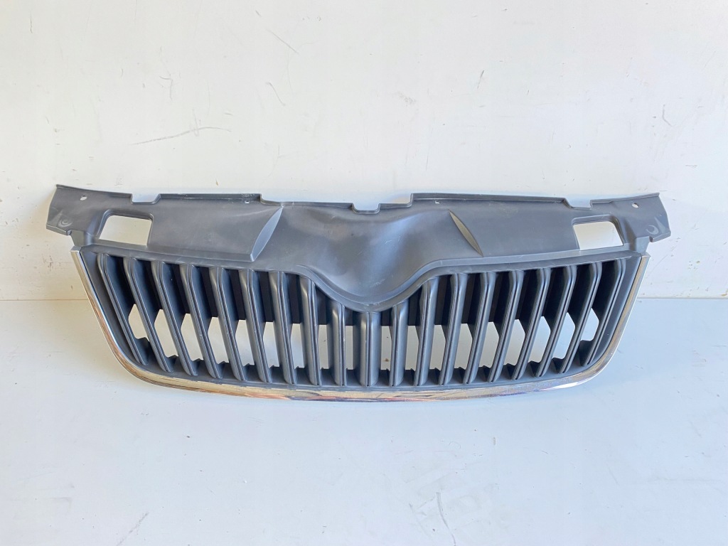 фото №1, Решітка радіатора решітка радіатора радіатора хром skoda roomster fabia 2 ii 5j0 lift fl 2009-