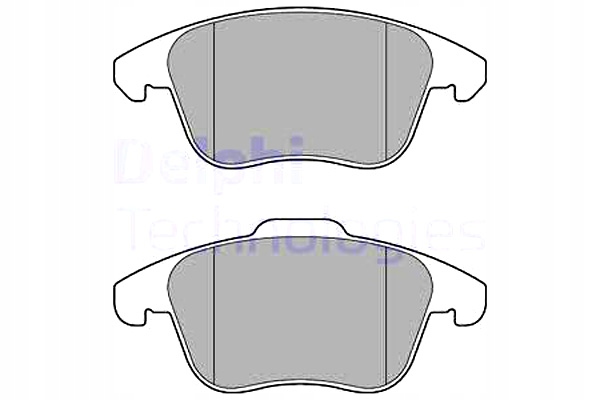 фото №1, Тормозные колодки тормозные перед ds ds 3 ds 3 citroen c4 iii peugeot 2008 ii