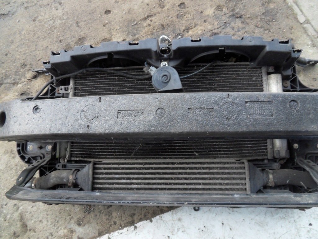 фото №10, Fiat grande punto 05-11 1.3 jtd 90 kompletny pas передний балка радиатор