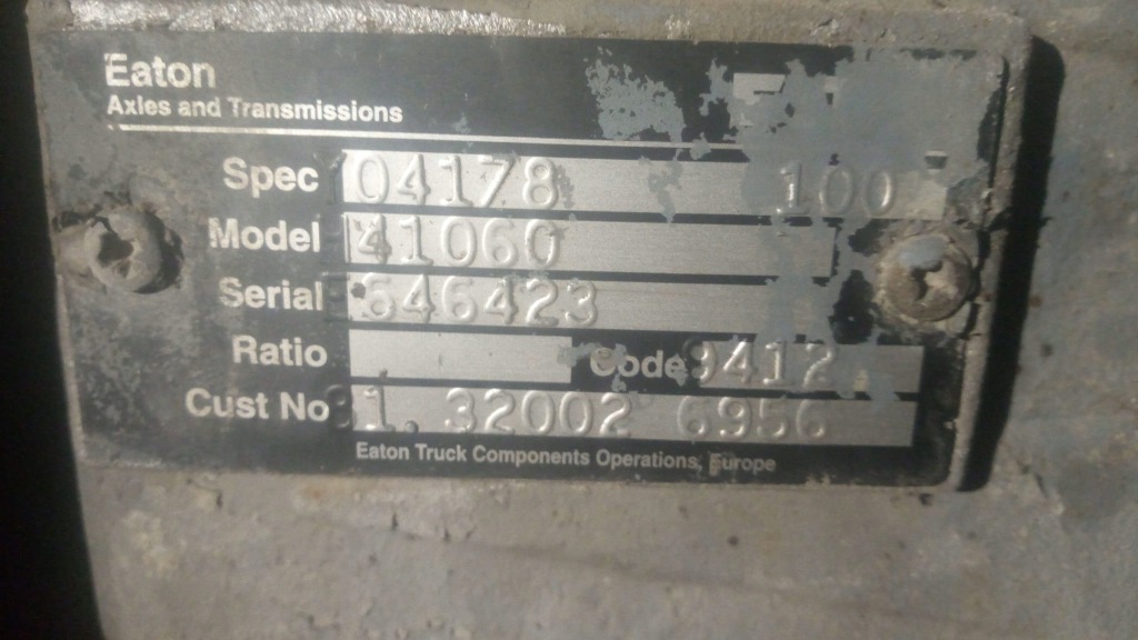 Коробка передач передач eaton y04178 h41060 man в Украине