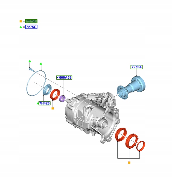 фото №12, Набір прокладка коробки rozdzieleczej edge kuga