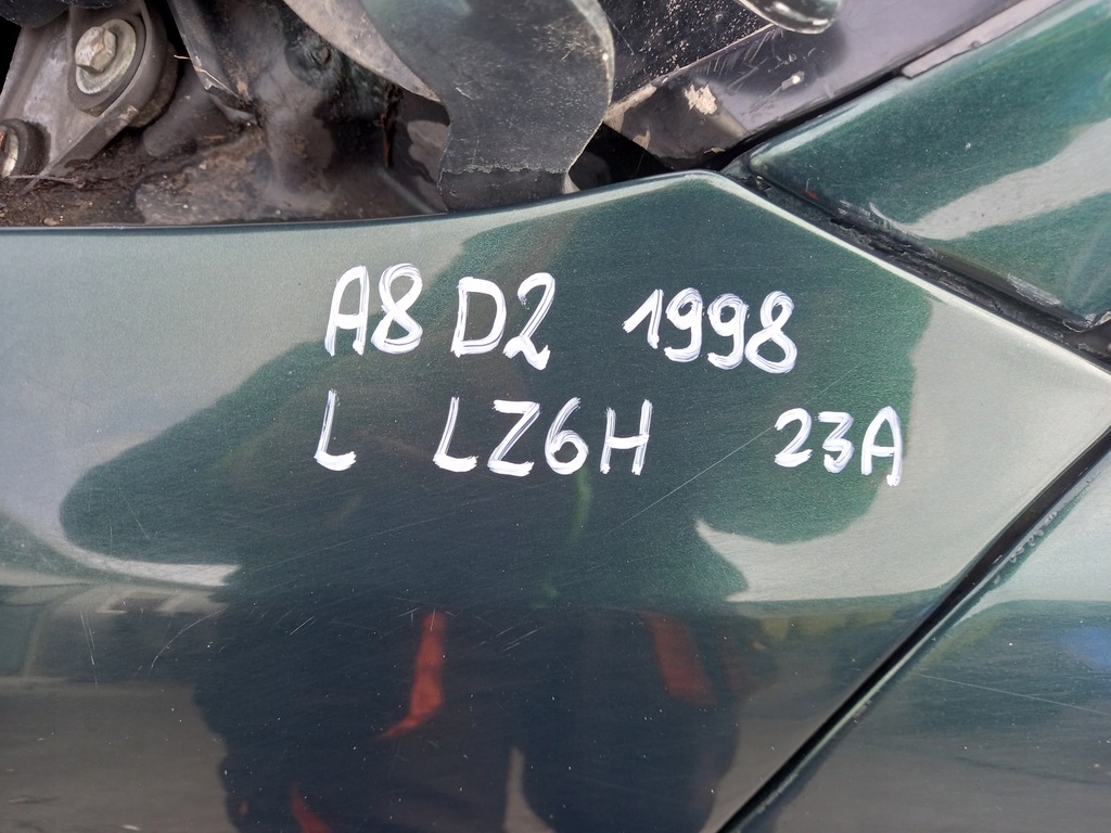 фото №7, Audi a8 d2 крила лівий перед передній lz6h