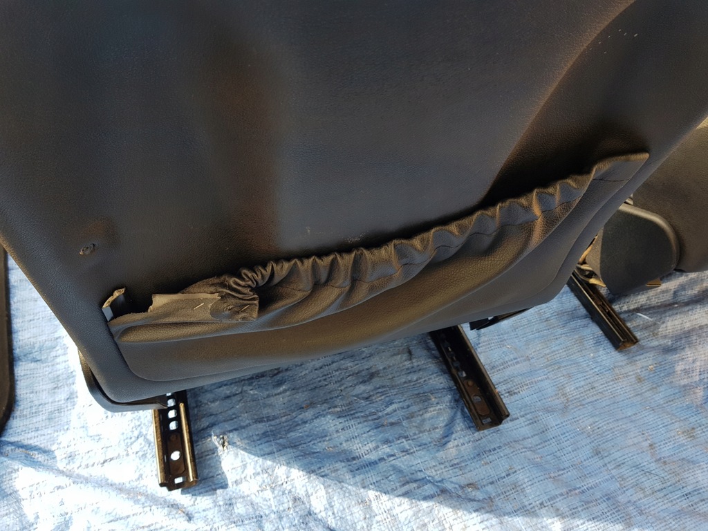 фото №12, Mercedes w211 kombi сиденья заднее сиденье обшивки комплект кожа